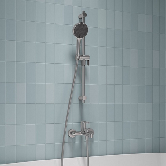 Лейка для душа, хром матовый, Iddis Aiger, AIG4FBCi18