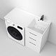 Тумба напольная под стиральную машину MIRSANT Сохо/Soho Quadro 50 (рак Флай-2 110)