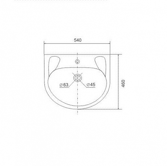 Раковина Iddis Odyssey HLC011 um