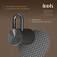 Крючок одинарный IDDIS Дюна (Duna) DUNGM10i41 графит матовый нержавеющая сталь