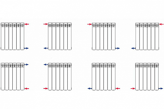 Радиатор Royal Thermo BiLiner 500/Silver Satin - 12 секций НС-1176316