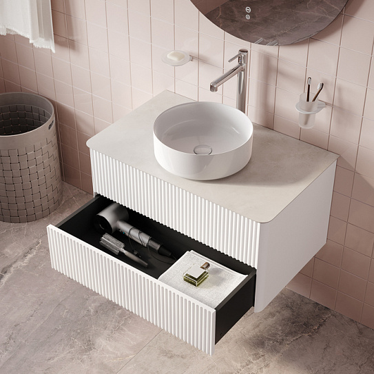 Тумба подвесная со столешницей 80 Iddis Aiger AIG80W0i95K