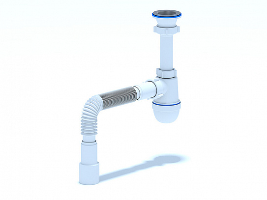 Сифон для мойки АНИ пласт 1 1/2