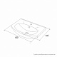Раковина Milardo Wash Basin 0026500M28