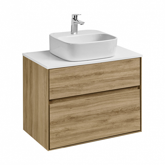 Тумба под накладную раковину Aquaton Либерти 75 дуб эльвезия 1A279501LYC70