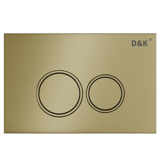 Клавиша смыва D&K Bayern DB1529007 (арт. инсталл DI8050127), матовое золото