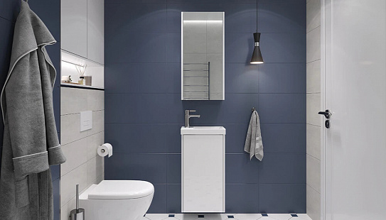 Раковина COMO 40 Cersanit Velvex S-UM-COM40/1-w