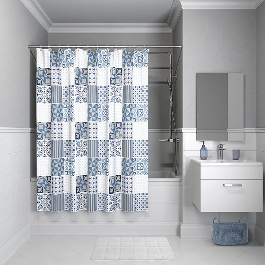 Штора для ванной комнаты Iddis 180*180см  B03P118i11