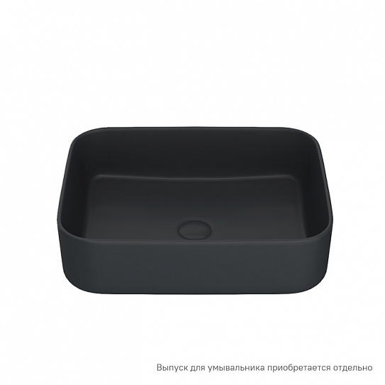 Накладная раковина 50 см Iddis Bridge BRIBM05i27, черный матовый