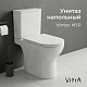 Унитаз безободковый напольный Vitra Vortex M50 тонкая крышка-сиденье с микролифтом 9889B003-7200