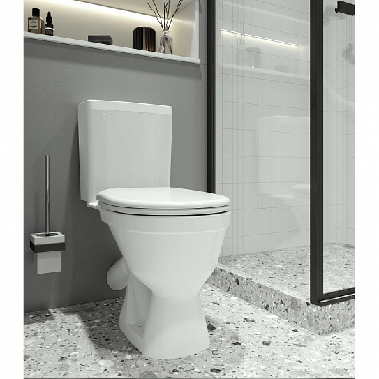 Унитаз-компакт Santek Уно с диагональным выпуском 1WH501613