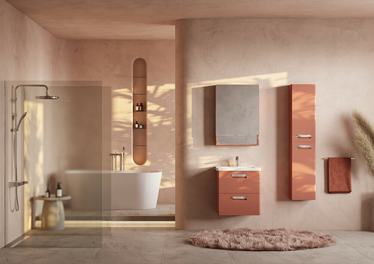 Зеркальный шкаф Roca The Gap Original 60 терракота ZRU9307840