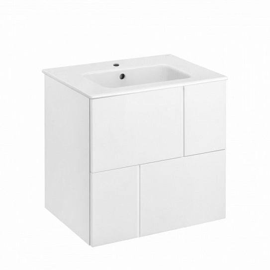Тумба с раковиной Roca PILAR модуль 2 ящика 600 белый A857668472