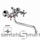 Смеситель для ванной Ledeme L2208 L2212