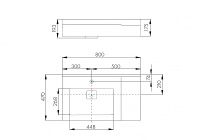 Раковина Акватон Сакура 80 1A71993KSK010