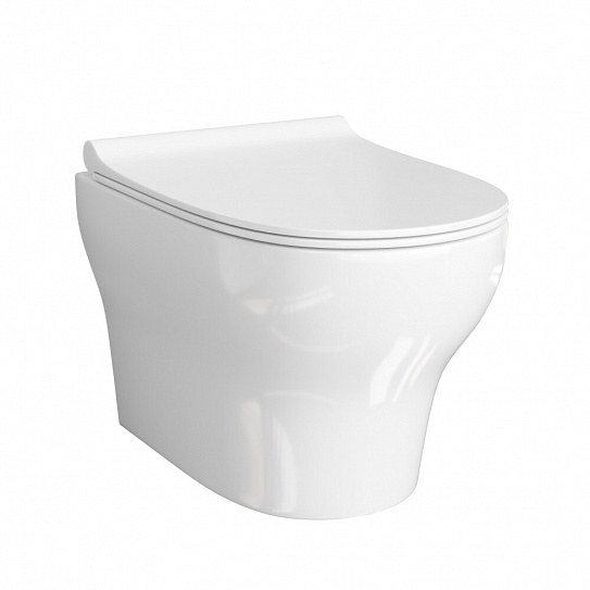 Унитаз подвесной WasserKRAFT Berkel с крышкой 2 в 1 H001.E034