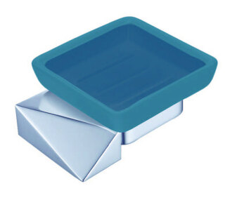 Мыльница настенная Boheme New Venturo 10313-Cr-B, хром/черный