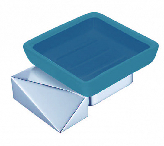 Мыльница настенная Boheme New Venturo 10313-Cr-B, хром/черный