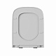 Сиденье для унитаза D&K DS0416 DT1516016, DT1516516 микролифт дюропласт белый