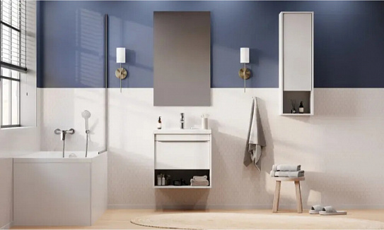 Тумба под раковину Aquaton Хоуп 60 1 створка, белый матовый 1A287201HP2B0 (под рак.146528)