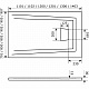Экран для поддона Атриум 120*80 Антрацит Good Door ЭЛ00041