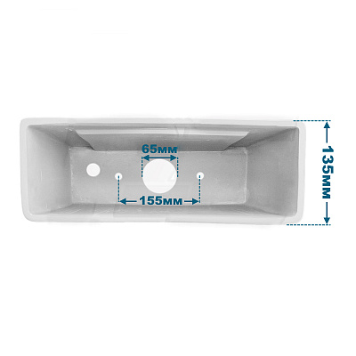 Бачок унитаза, Torr, IDDIS, TOR0000i80 (15.5см, нижний подвод)