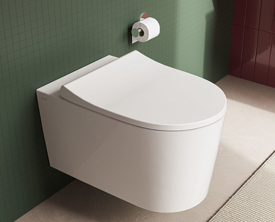 Инновационный безободковый унитаз VitrA Nest QuantumFlush c ламинарным потоком 7870B403-0075