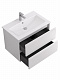 Тумба под раковину Люмин 75 белый матовый (рак.161073 в комплект не входит) AQUATON 1A294001A52B0