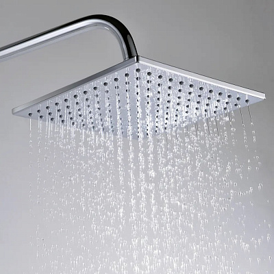 Душевой комплект со смесителем для ванны, 80/115 x 55,1 см WasserKRAFT A17701 (Ливневый дождь)