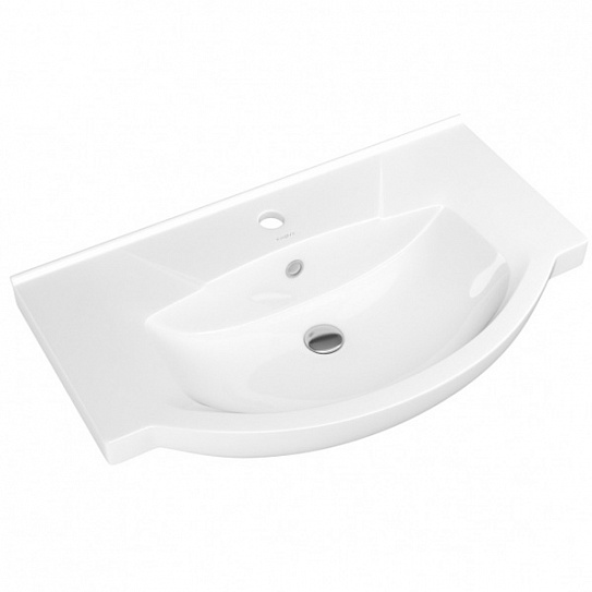 Раковина Kirovit Элеганс 75 белая мебельная с/о