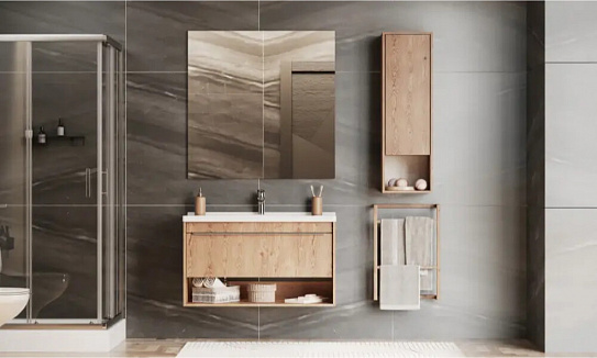 Тумба под раковину Aquaton Хоуп 100 1 створка Орех 1A287401HP6C0 (под ум-к Миранда 100)