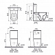 Унитаз-компакт Vitra Sento 9830B003-7204
