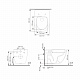 Унитаз с крышкой WasserKRAFT Mindel 2 в 1 H002.E034