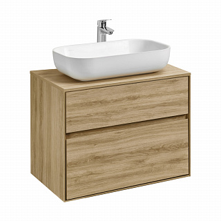 Тумба под накладную раковину Aquaton Либерти 75 дуб эльвезия 1A279501LYC70