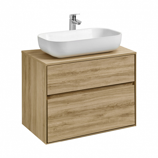 Тумба под накладную раковину Aquaton Либерти 75 дуб эльвезия 1A279501LYC70