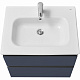 Тумба с раковиной Roca Domi 60 2 ящика ZRU9307867, синий матовый