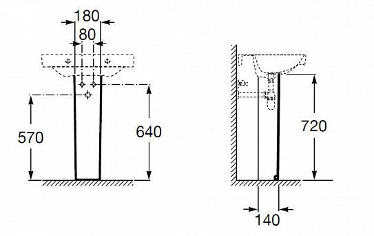 Пьедестал Roca Debba 33799000Y