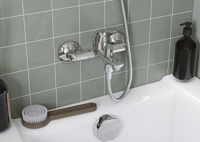 Смеситель для ванны Santek Нико WH5A10005C001