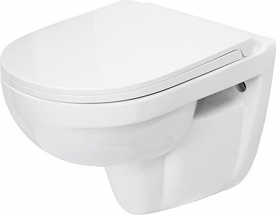 Унитаз подвесной безободковый Sanita Luxe Best (сиденье дюропласт, микролифт) BSTSLWH0104
