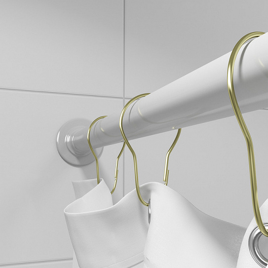 Набор колец для шторы в ванную комнату Iddis Optima Home RINMG00i15