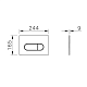 Комплект инсталляции с унитазом Vitra L-Box Integra Square 9856B003-7207
