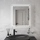 Зеркало в ванную 60х70 с подсветкой и подогревом Monterey Аделия (холодный свет, мультиблок, на касание)