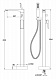 Душевая стойка BelBagno LUCE LUC-VSCM-CRM