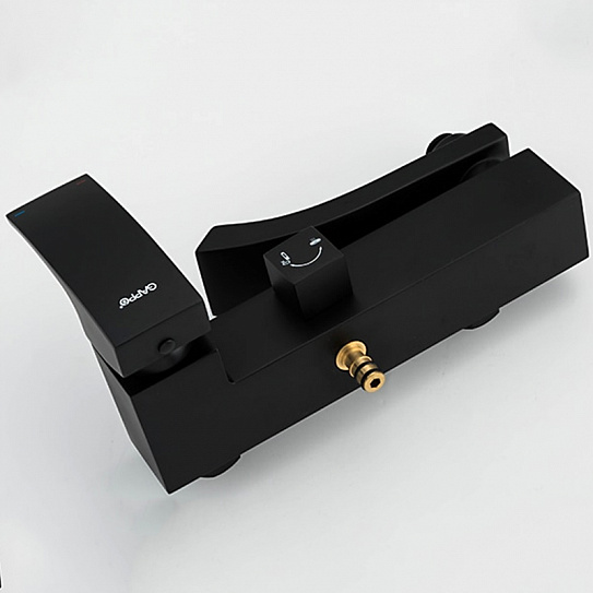 Душевая система с тропическим душем Gappo G2407-6 черный