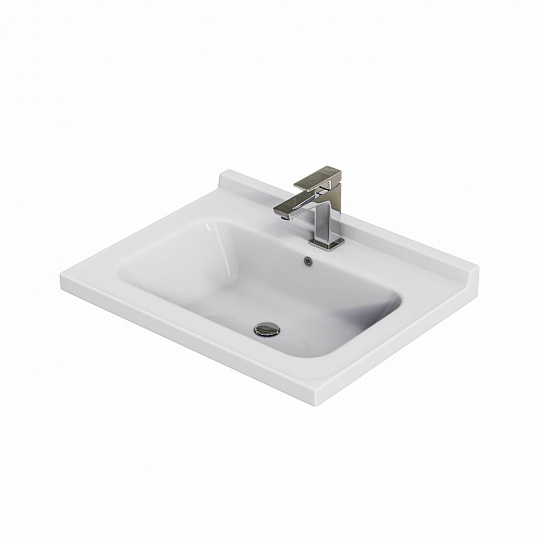 Раковина мебельная MIRSANT Simple 60 керамика