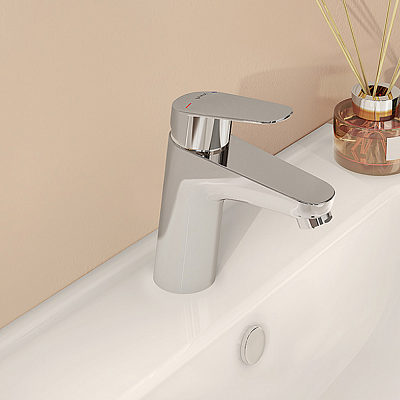Vitra Flow Round Набор смесителей 3-в-1 (смеситель для раковины, ванны, душ. гарнитур) A42302EXP