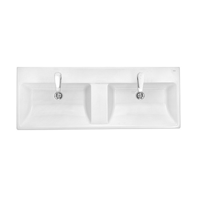 Раковина подвесная Roca The Gap 120х46, подвесная, 2 чаши A3270YS000