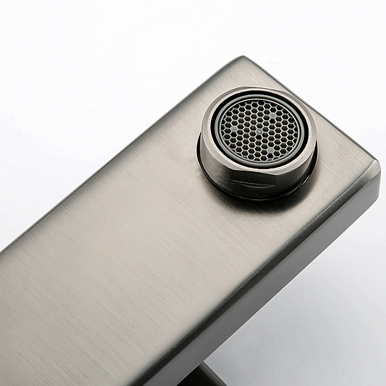 Смеситель для раковины Gappo G1017-9, оружейная сталь