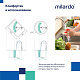 Смеситель для кухни с гибким изливом и душевой насадкой Milardo Meal M01BL2FM05