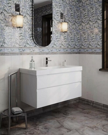 Мебельная раковина 100 CUBO белая глянцевая Kerama Marazzi CU.wb.100